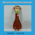 Ceramic spoon of colorful monkey in trade price